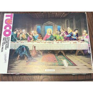 Vtg The Last Supper TUCO 1000 PC Religious Jigsaw Puzzle Da Vinci COMPLETE #2501